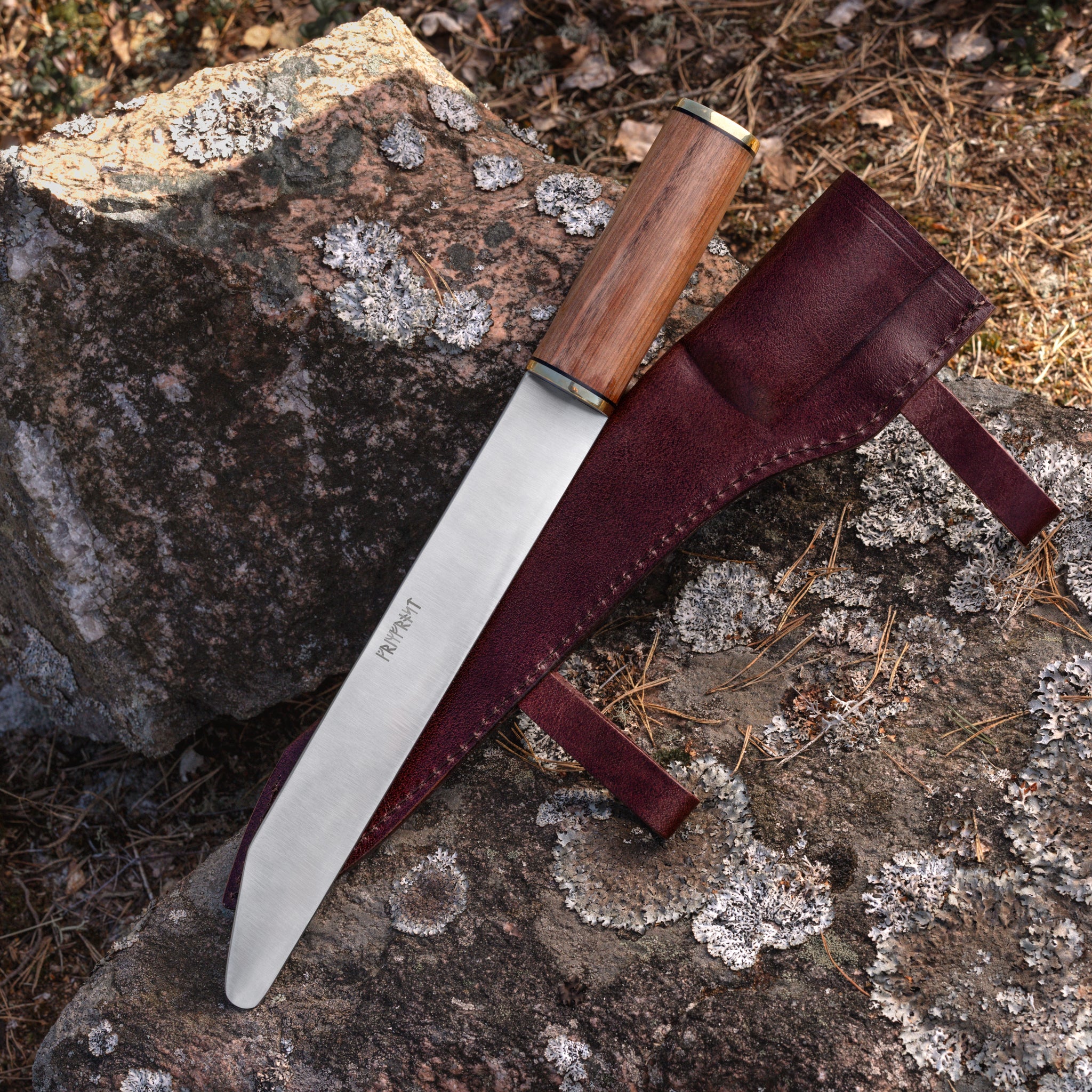 Clipped Point Viking Seax, Type IV, Blunt – Grimfrost