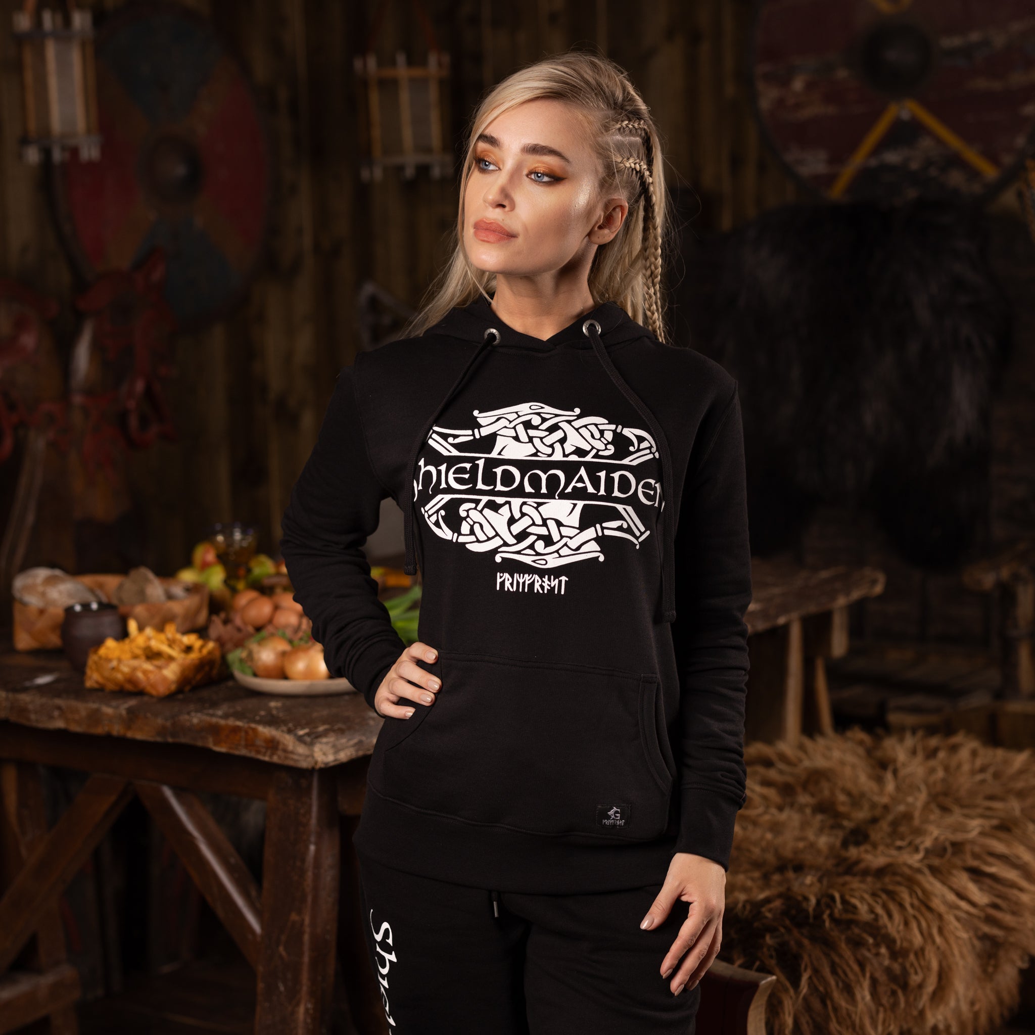 Viking Shieldmaiden T-Shirt, Norse Streetwear Women's Tee