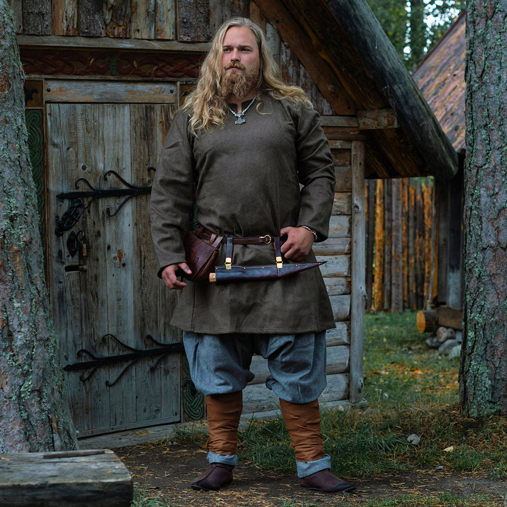 Viking Wool Tunic, Brown – Grimfrost