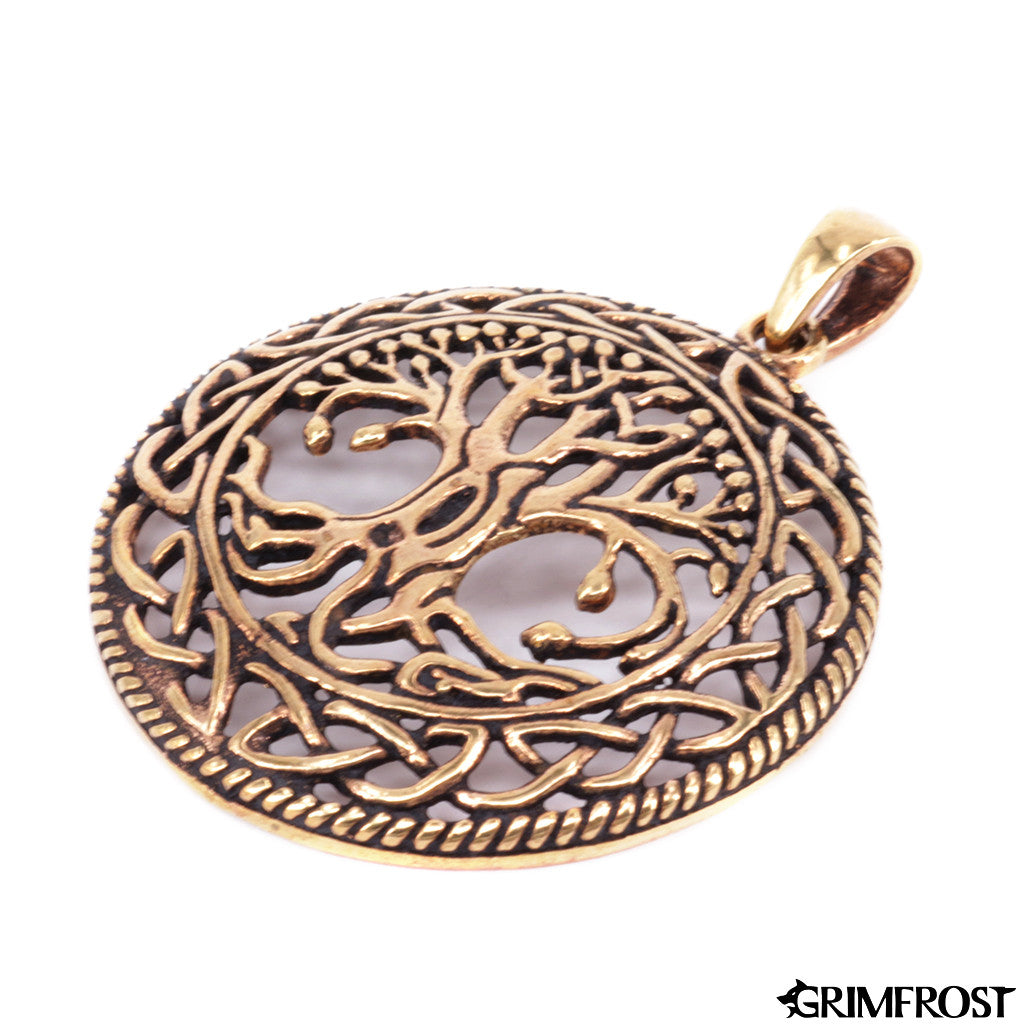 Pendants - Yggdrasil Amulet, Bronze - Grimfrost.com