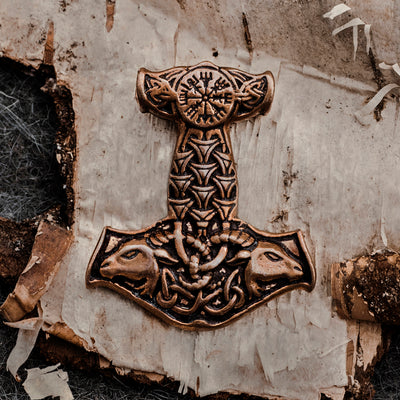 Thor's Hammers - Goat Hammer, Bronze - Grimfrost.com