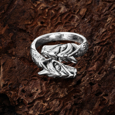 Freki & Geri Ring, Silver