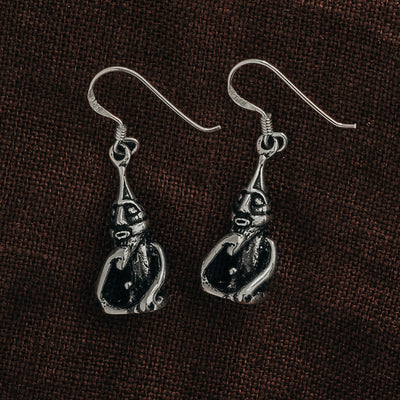 Earrings - Freyr Earrings, Silver - Grimfrost.com