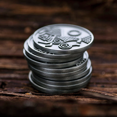 Accessories - Viking Coins, White Metal - Grimfrost.com