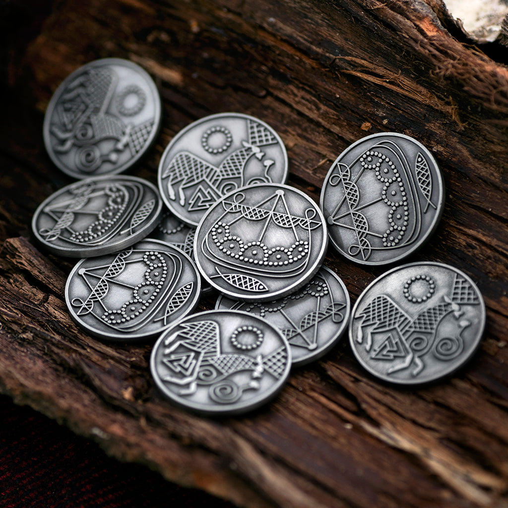 Viking Coins, White Metal – Grimfrost