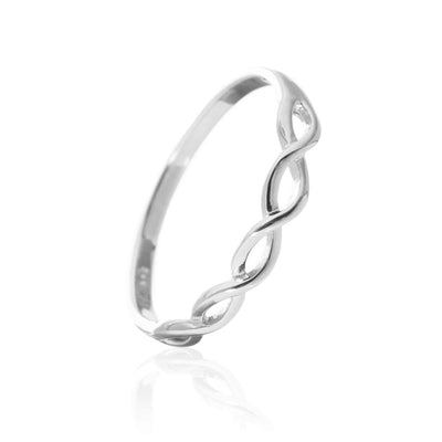  - Waves Ring, Silver - Grimfrost.com