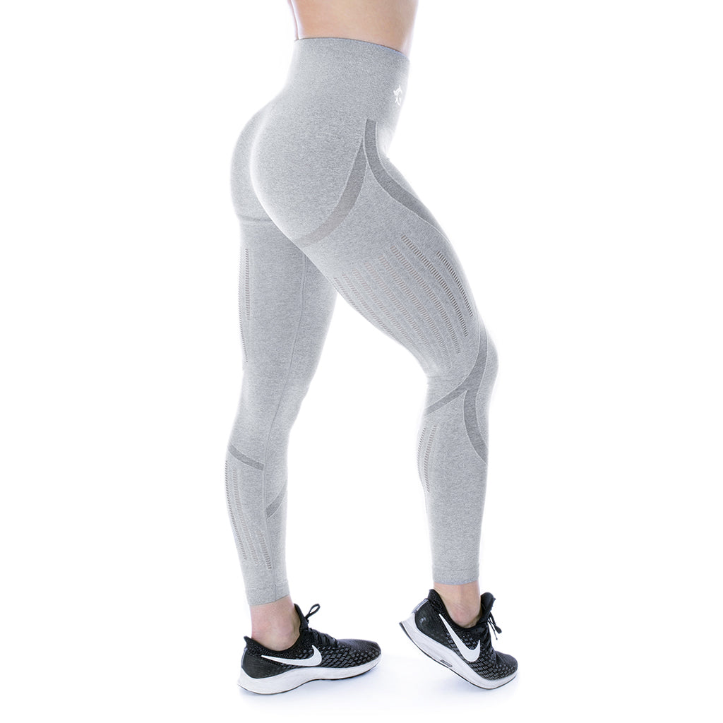 Leggings, Vented, Light Grey, Size M and L