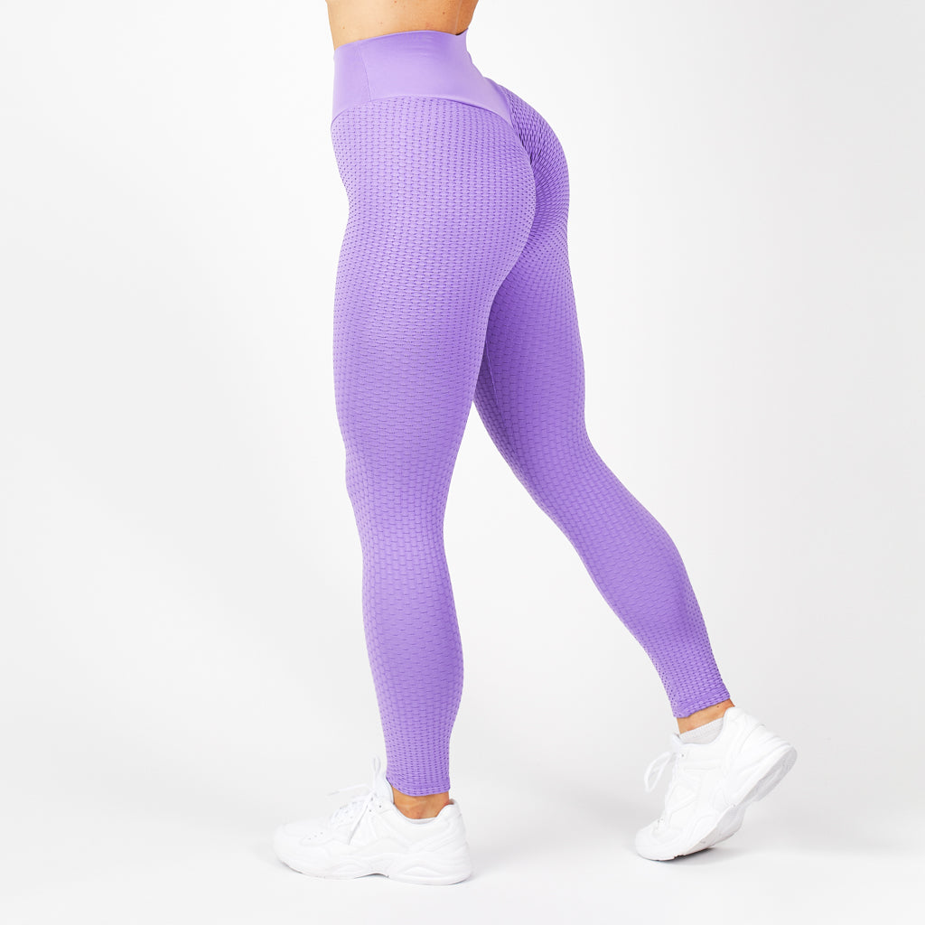 Urban Classics Leggings Donna Vita Alta – Effetto Nido D'Ape 3D – Morbidi E Stretch