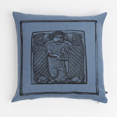 Pillow Cover 1, Torslunda Collection, Blue