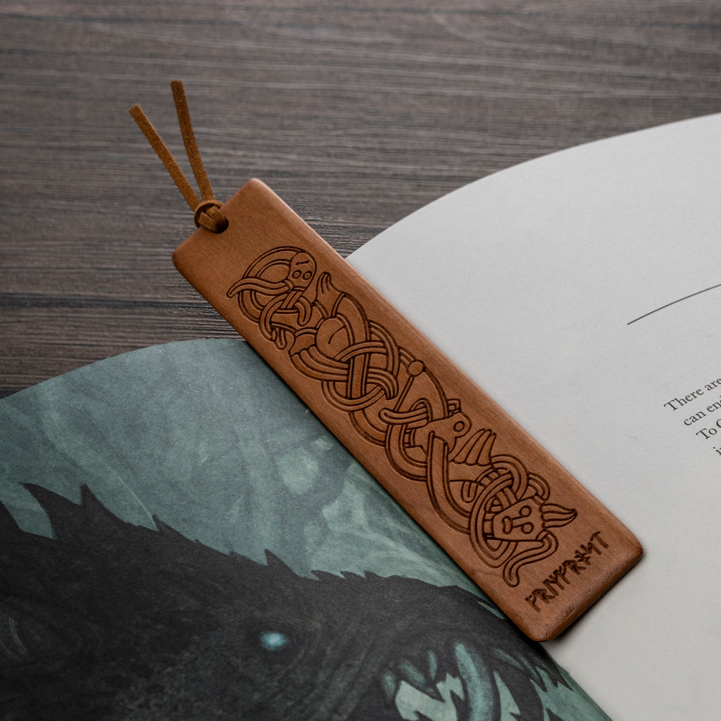 Wooden Bookmark, Viking Knotwork – Grimfrost