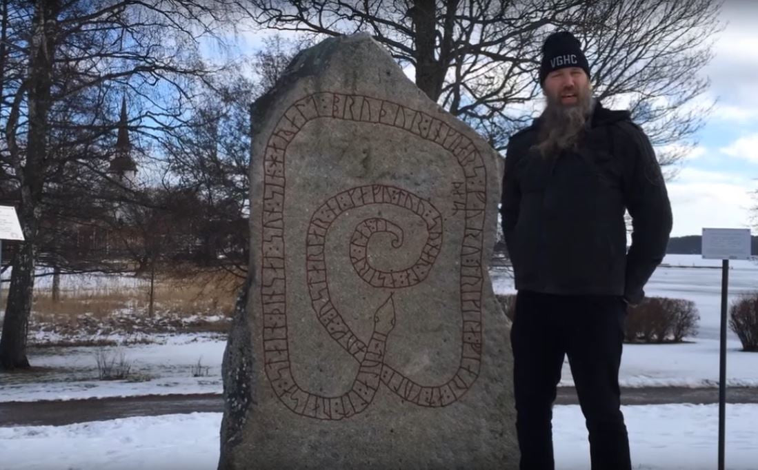 GRIMFROST VISITS THE GRIPSHOLM RUNESTONE