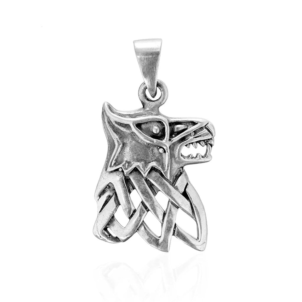 Fenrir Pendant, Silver