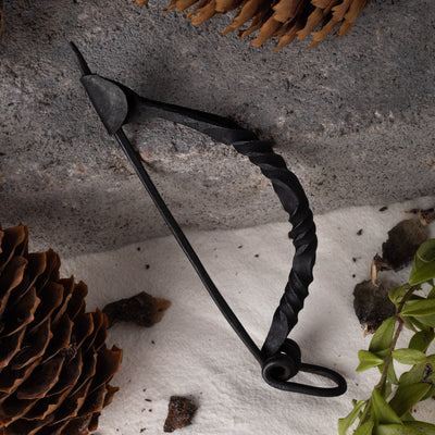 Iron Brooch, Hand-forged