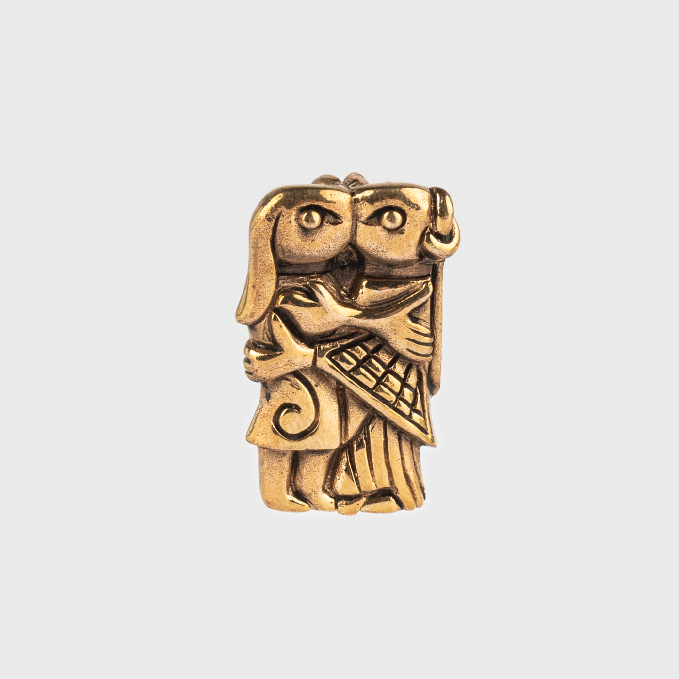 Lovers Pendant, Bronze