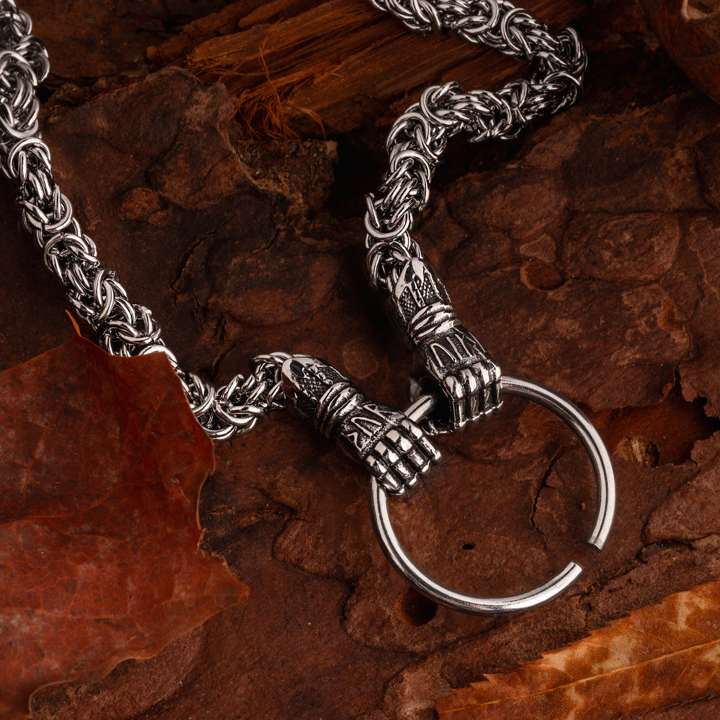 Jarngreipr King Chain, Stainless Steel – Grimfrost