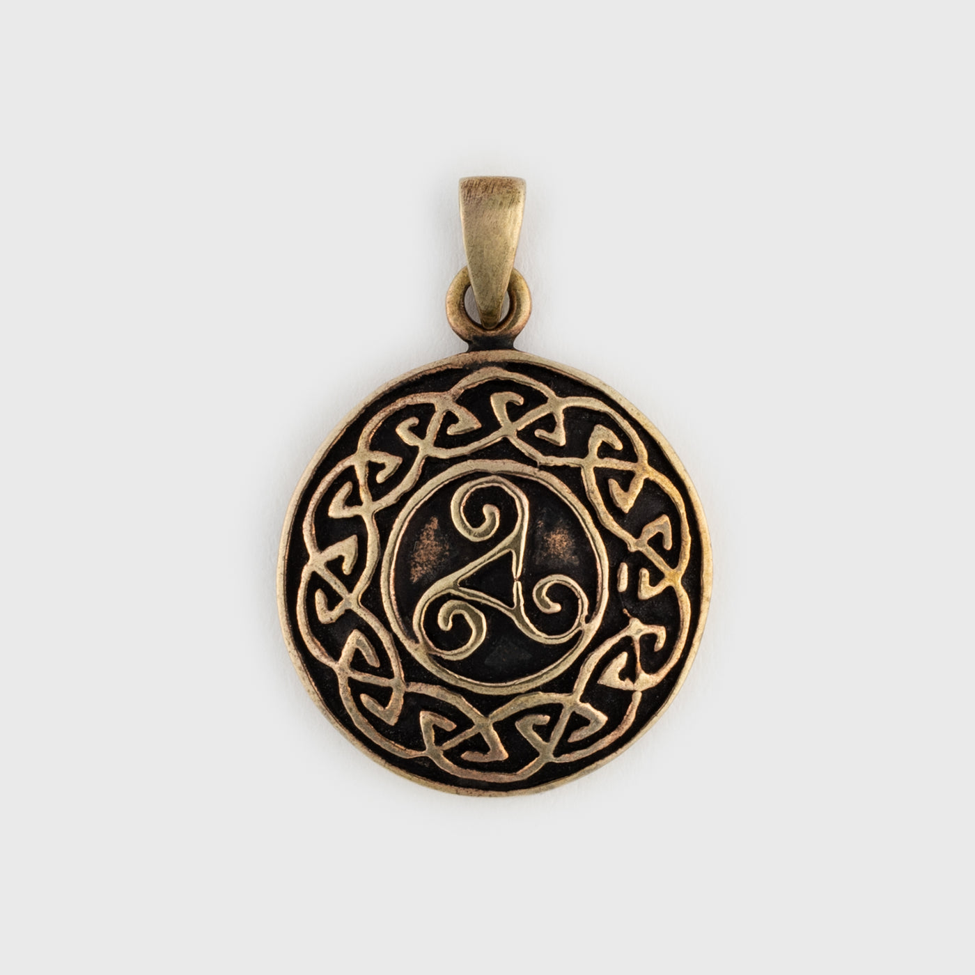 Triskele Amulet, Bronze