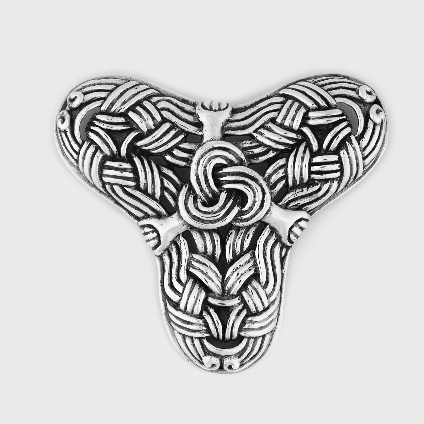 Birka Threefoil Brooch, Silver