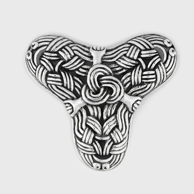 Birka Threefoil Brooch, Silver