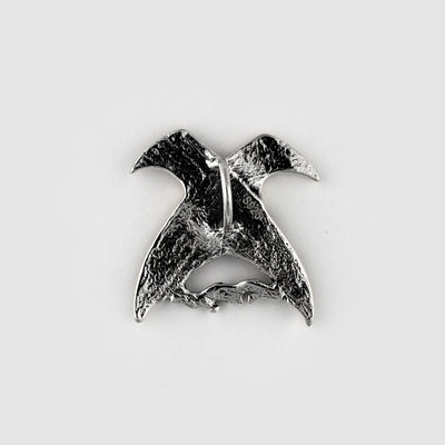 Huginn & Muninn Pendant, Silver