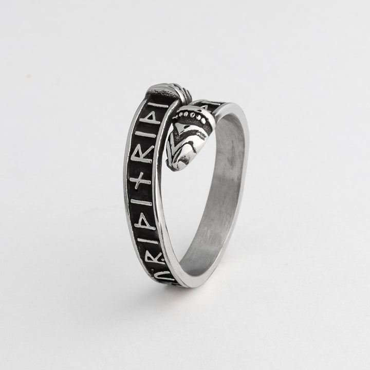 Thor Lindworm Ring, Stainless Steel – Grimfrost