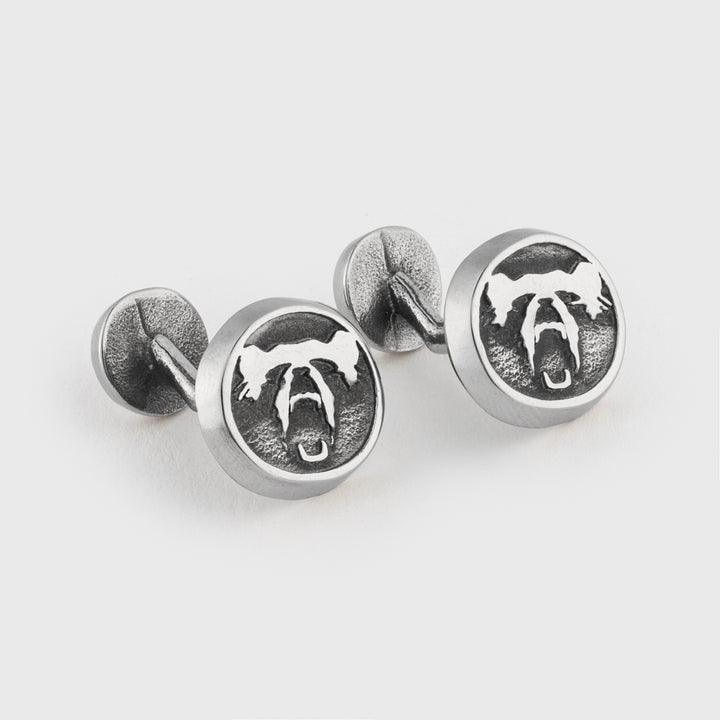 Berserker Cufflinks, Stainless Steel – Grimfrost