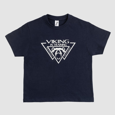Kids T-shirt, Viking, Navy Blue