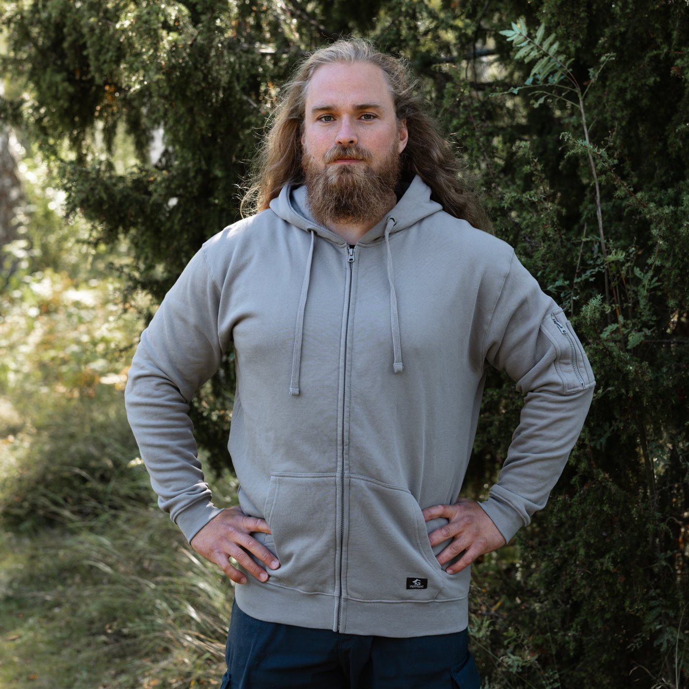 Premium Zoodie, Grimfrost, Grey