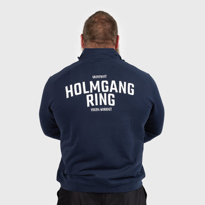 Half-Zip, Holmgang Ring, Blue