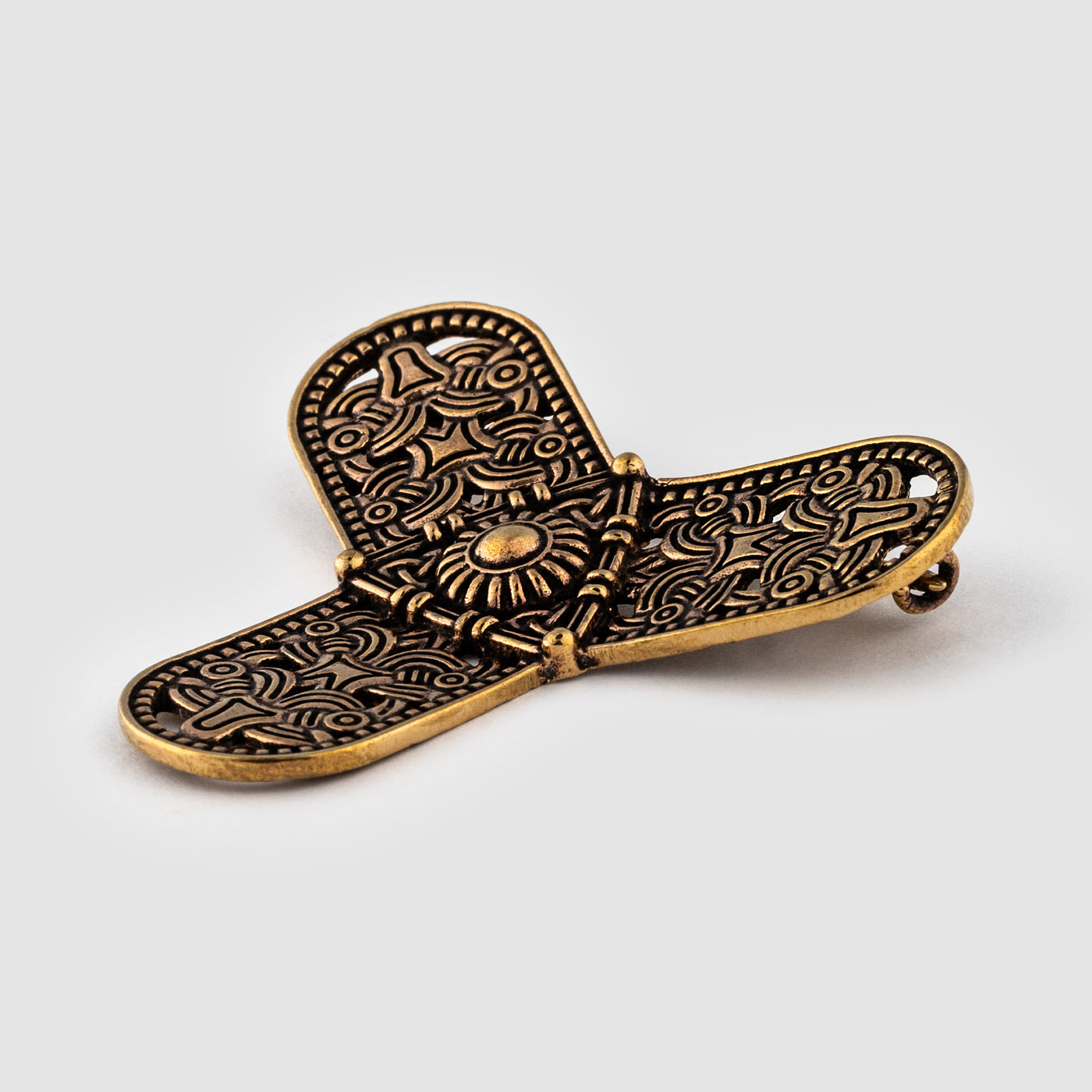 Threefoil Brooch, Bronze