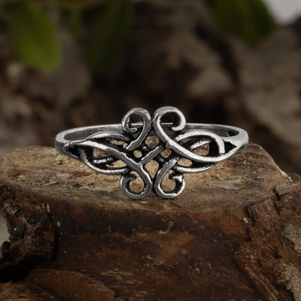 SILVER925 SWIRL GOTHIC RING/シルバー/リング 3198-swirl-ring-silver-