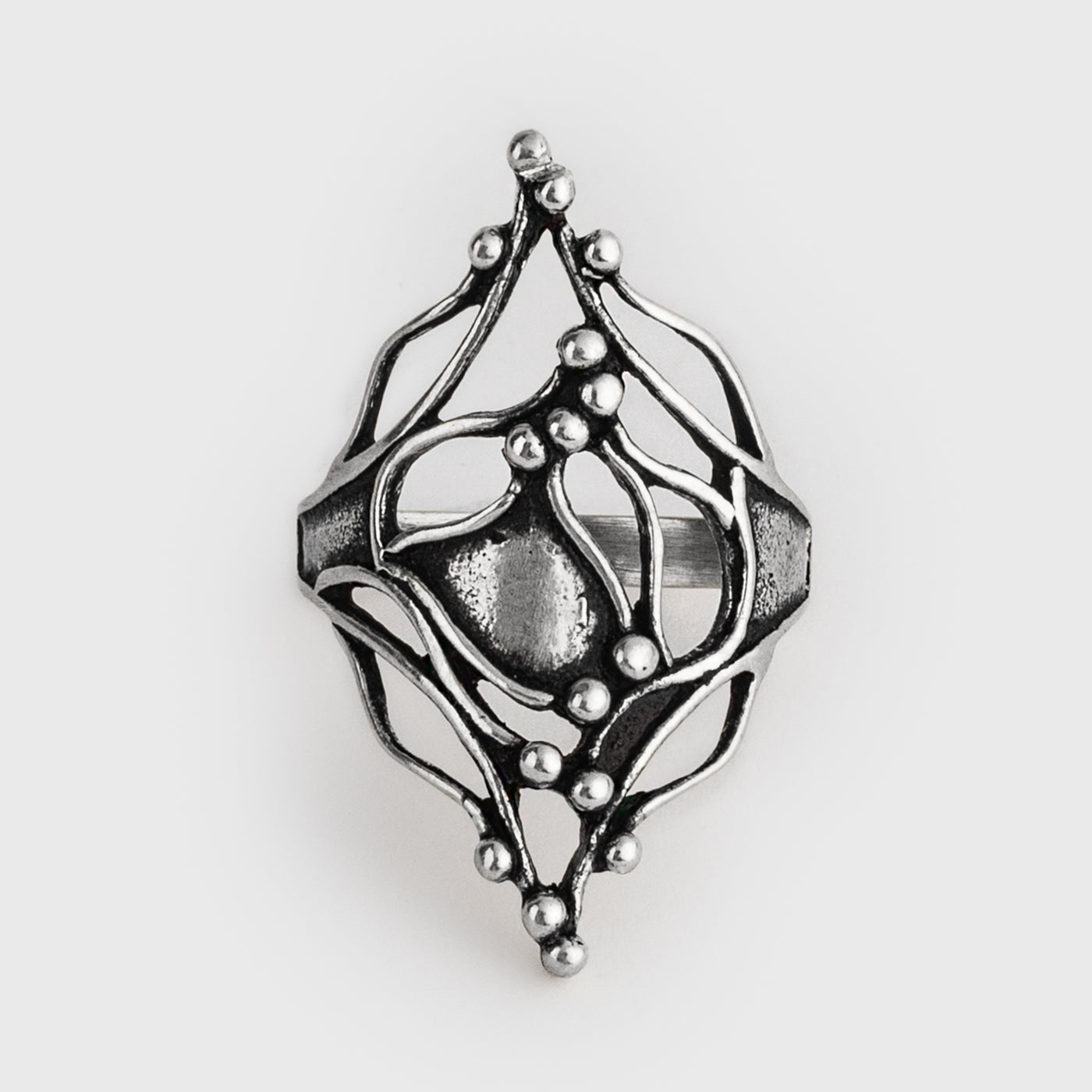 Roots Ring, Sterling Silver – Grimfrost