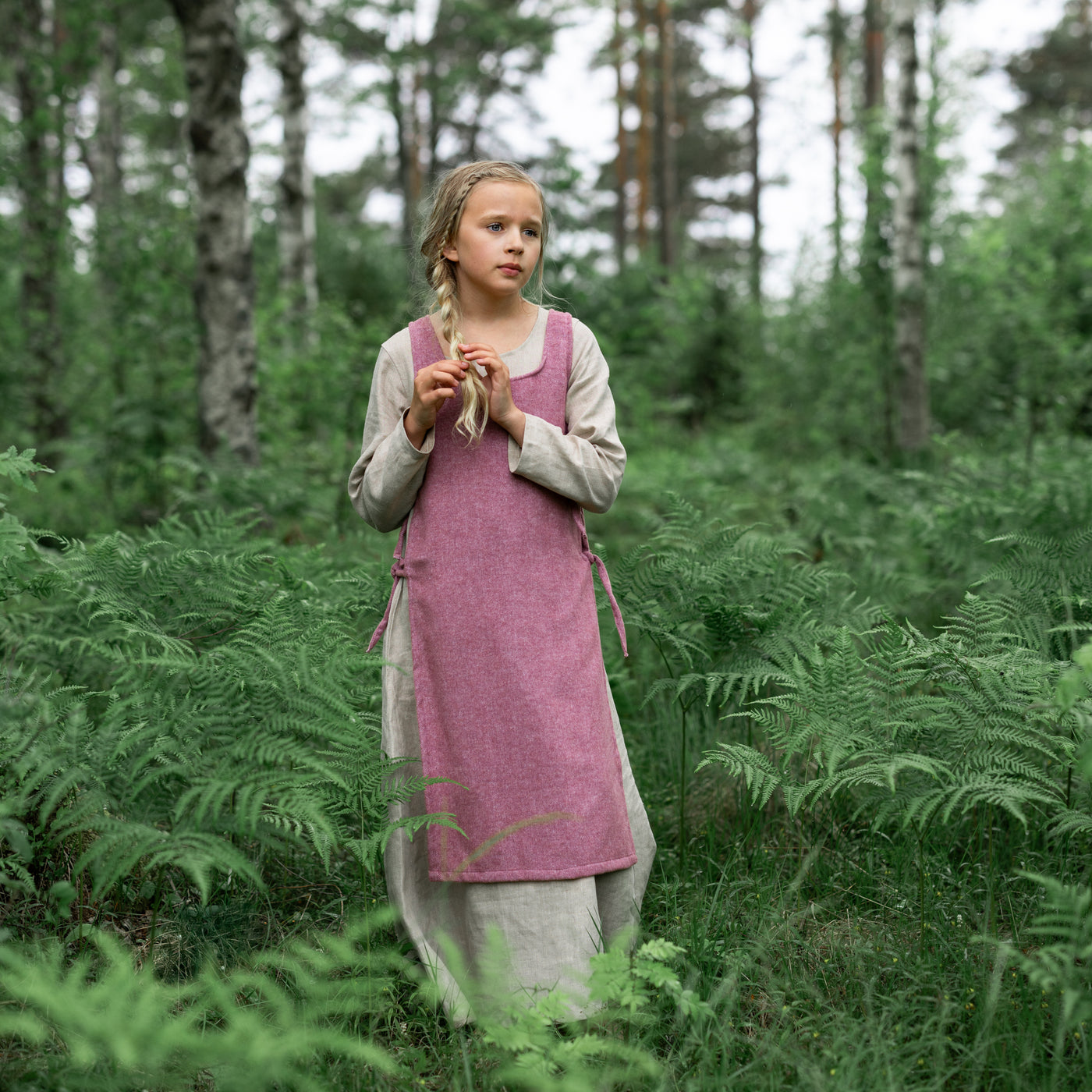 Kids Apron, Pink, Only apron sold separately