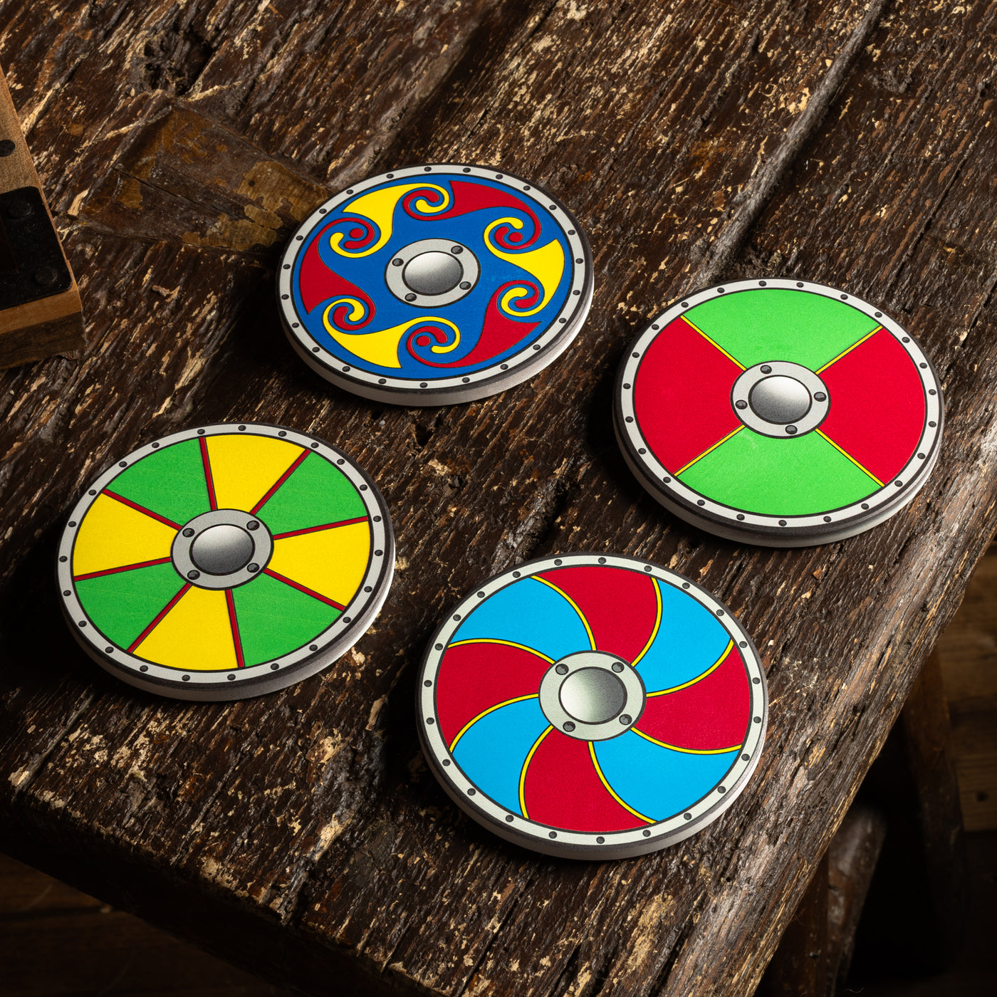 Viking Shield Coasters, Set 2