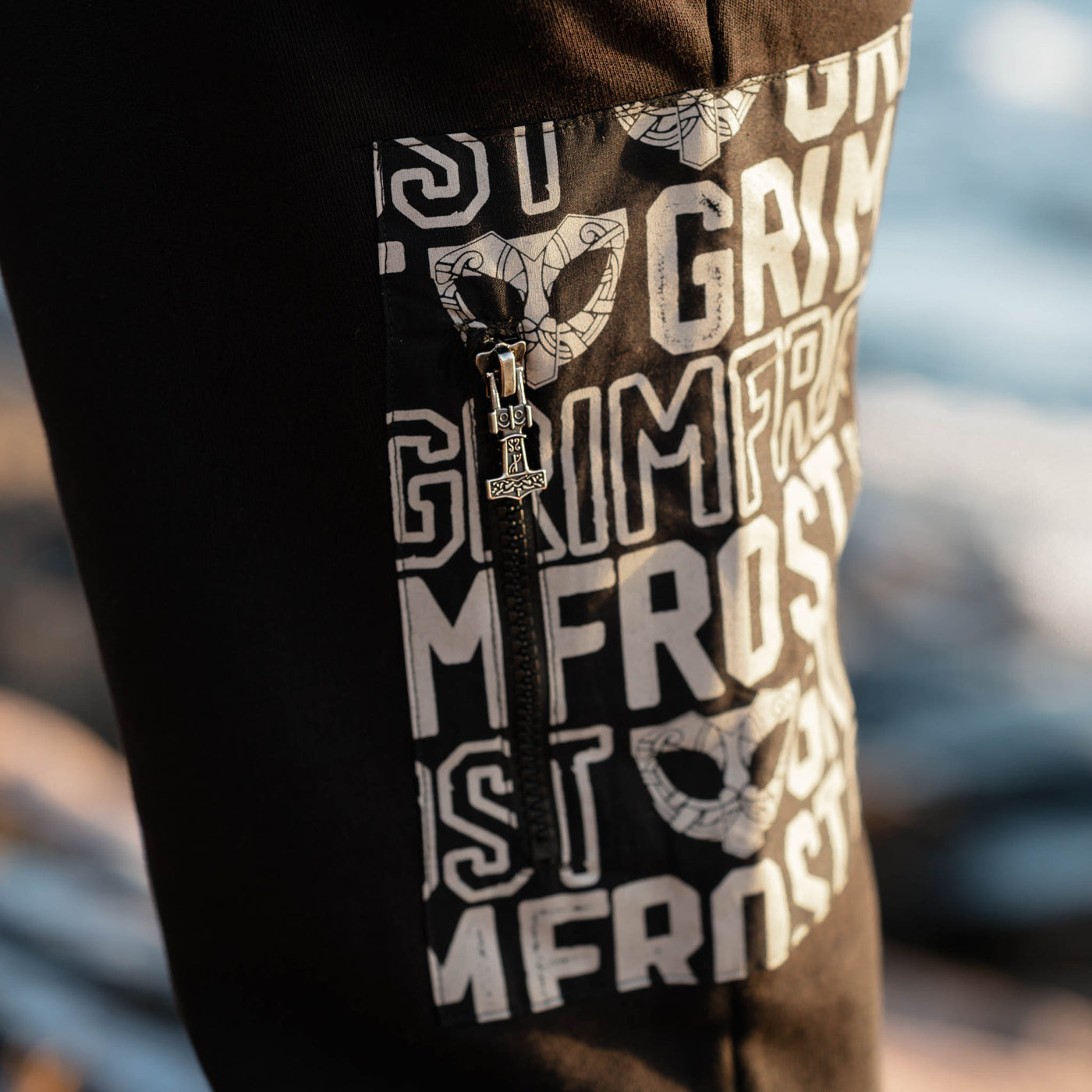 Sweatpants, Thor's Hammer Zipper