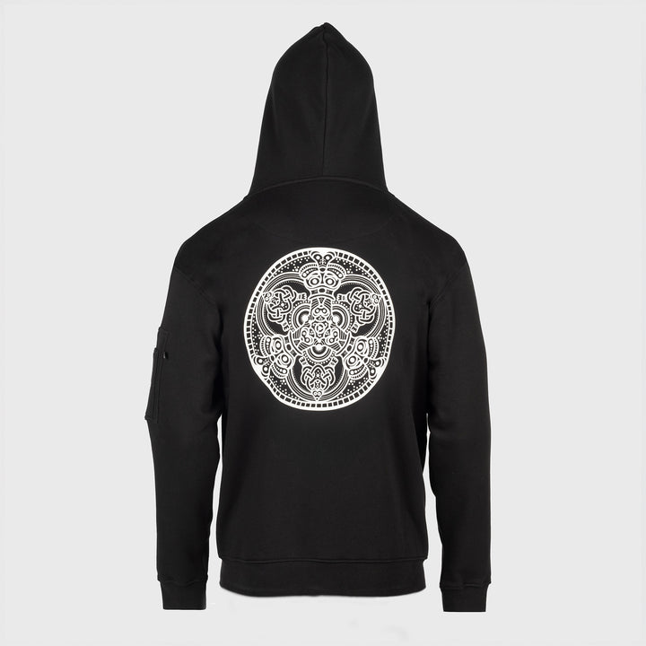 完売品 極美品 VIRGOwearworks NYLON MOD HOODIE Premium Zip Hoodie, Varby, Black – Grimfrost