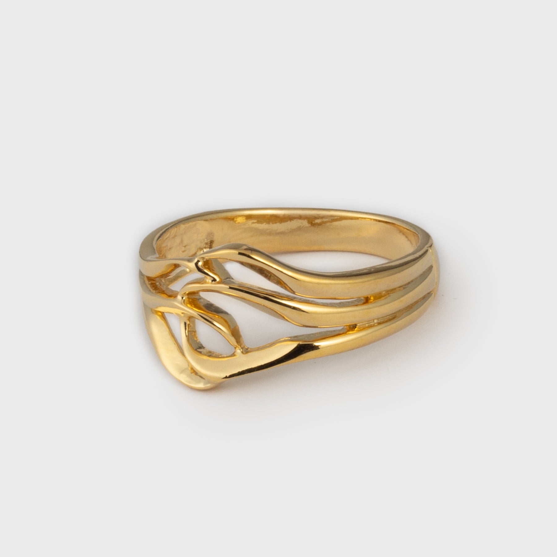 Entangled Ring, Gold – Grimfrost