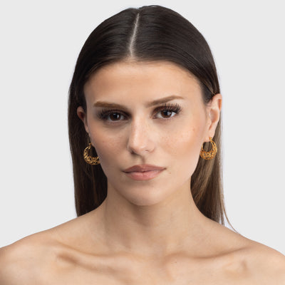 Rus Earrings, Gold