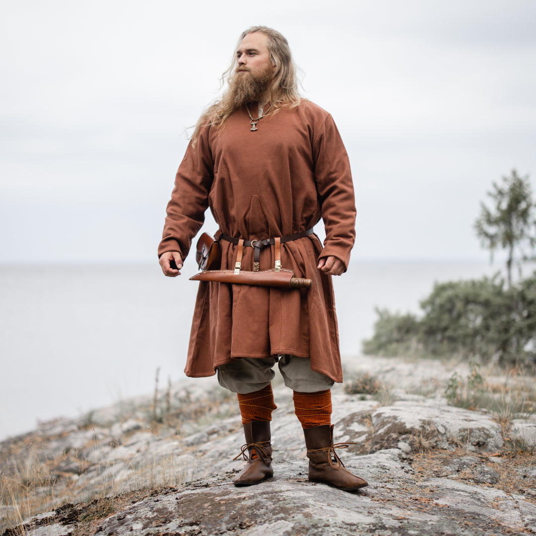 Viking Wool Tunic, Moselund, Rust – Grimfrost
