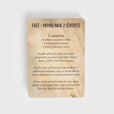 Fate, Promo Pack 2 - Events