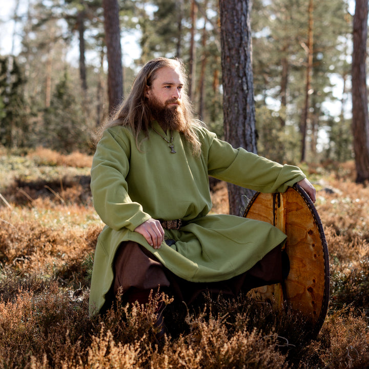 Viking Wool Tunic, Moselund, Green – Grimfrost