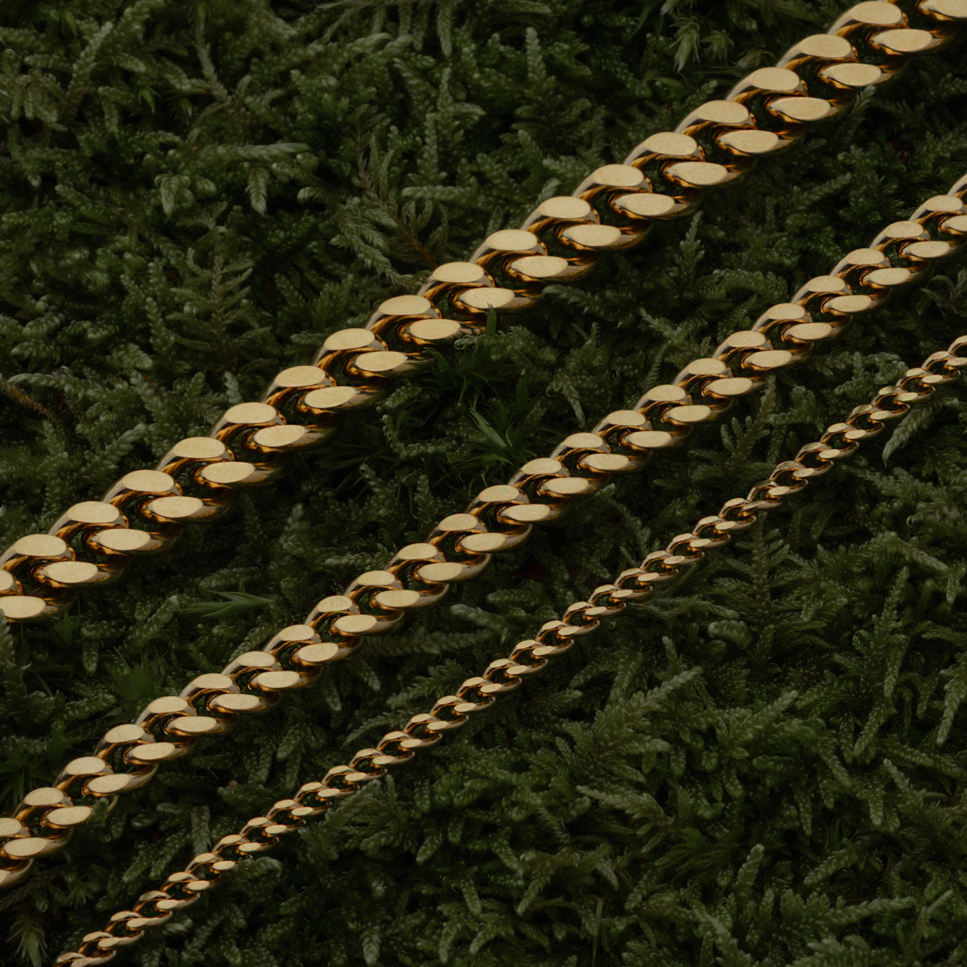 Curb Chain, Gold Plated