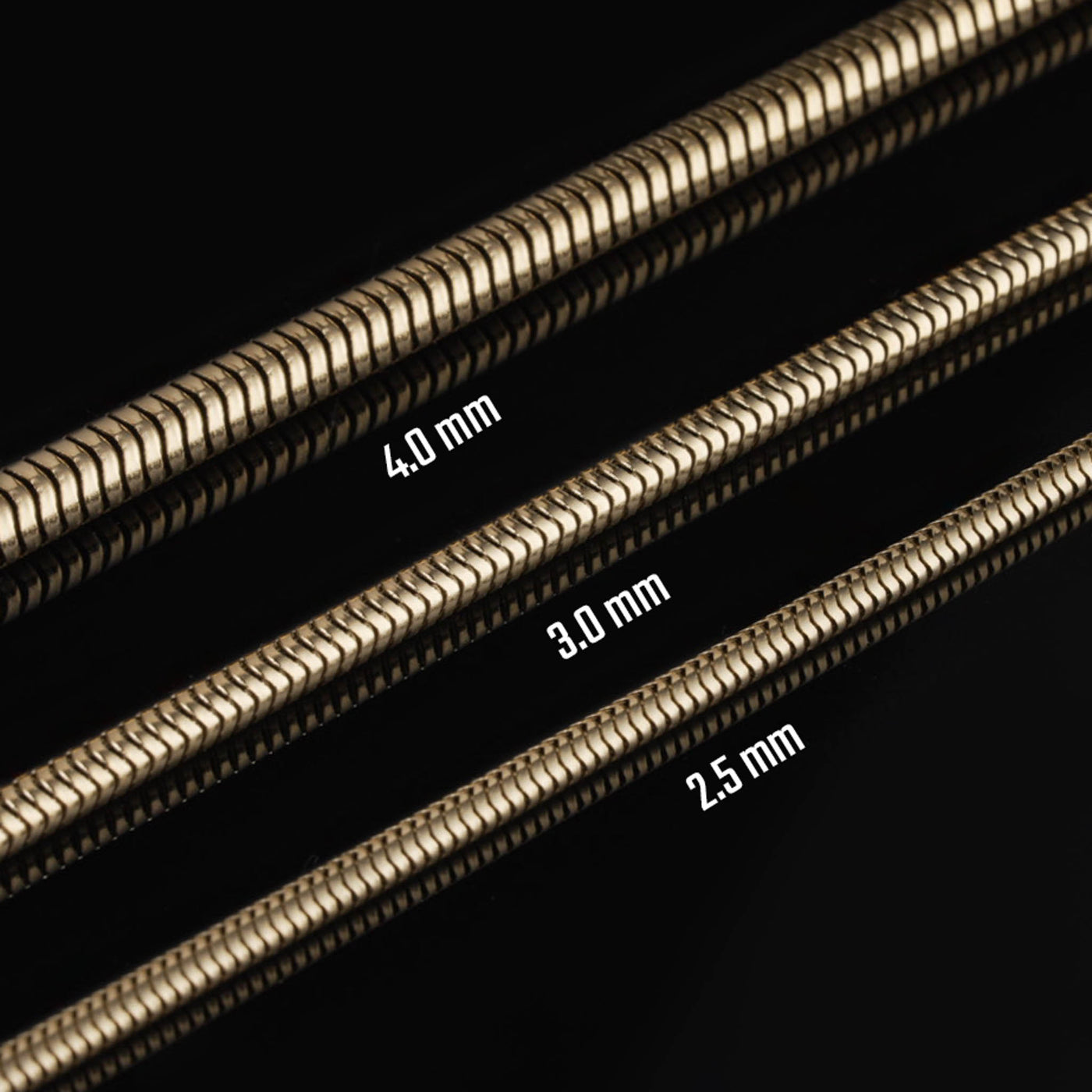 Snake Chain, Gold Plated