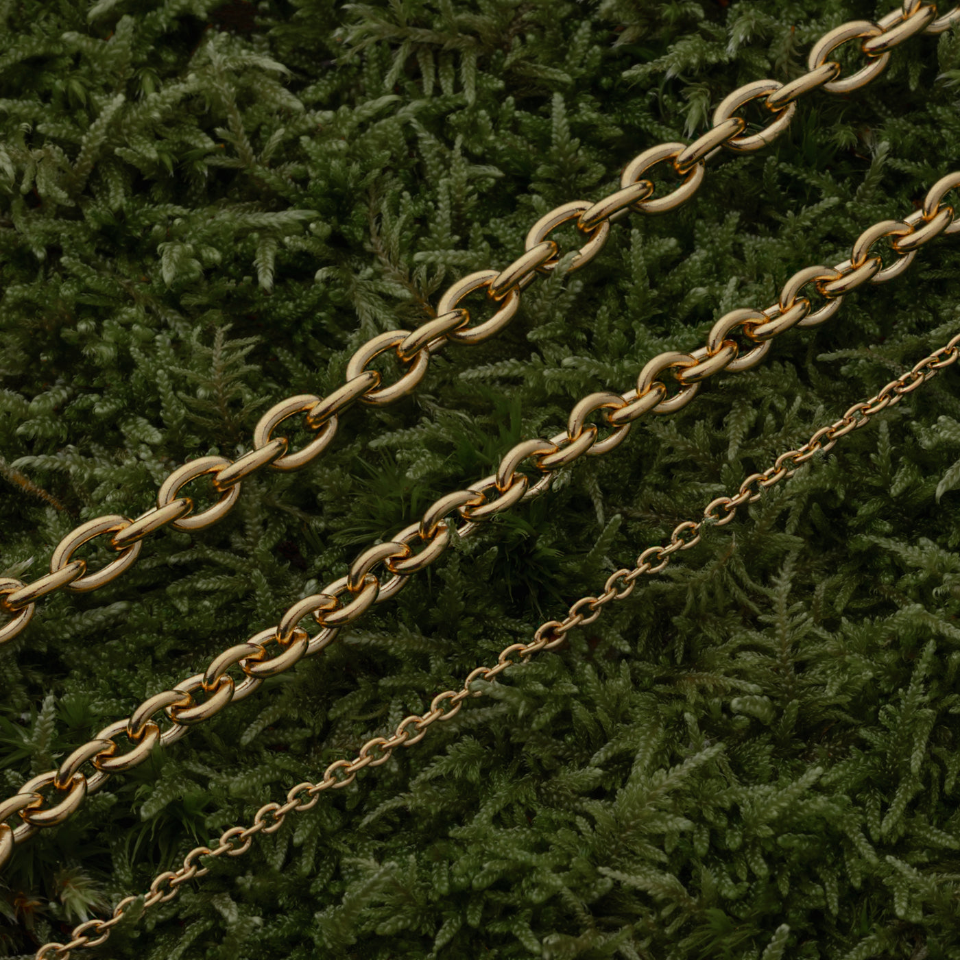 Viking O Chain, Gold Plated