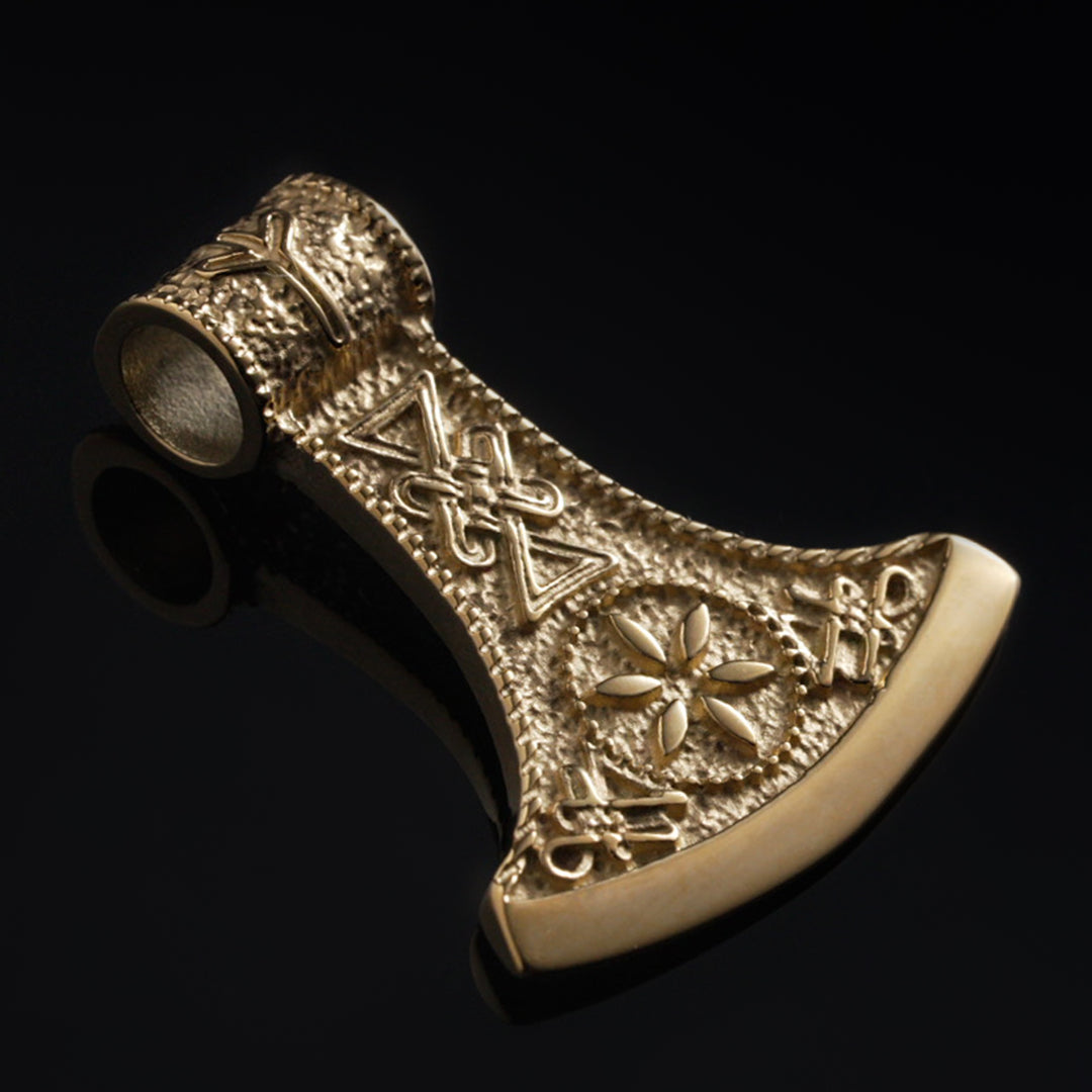 Axe Pendant, Gold Plated – Grimfrost