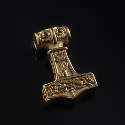 Grimfrost Thor's Hammer, Gold Plated