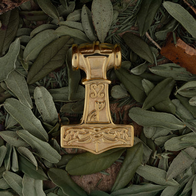 Grimfrost Thor's Hammer, Gold Plated