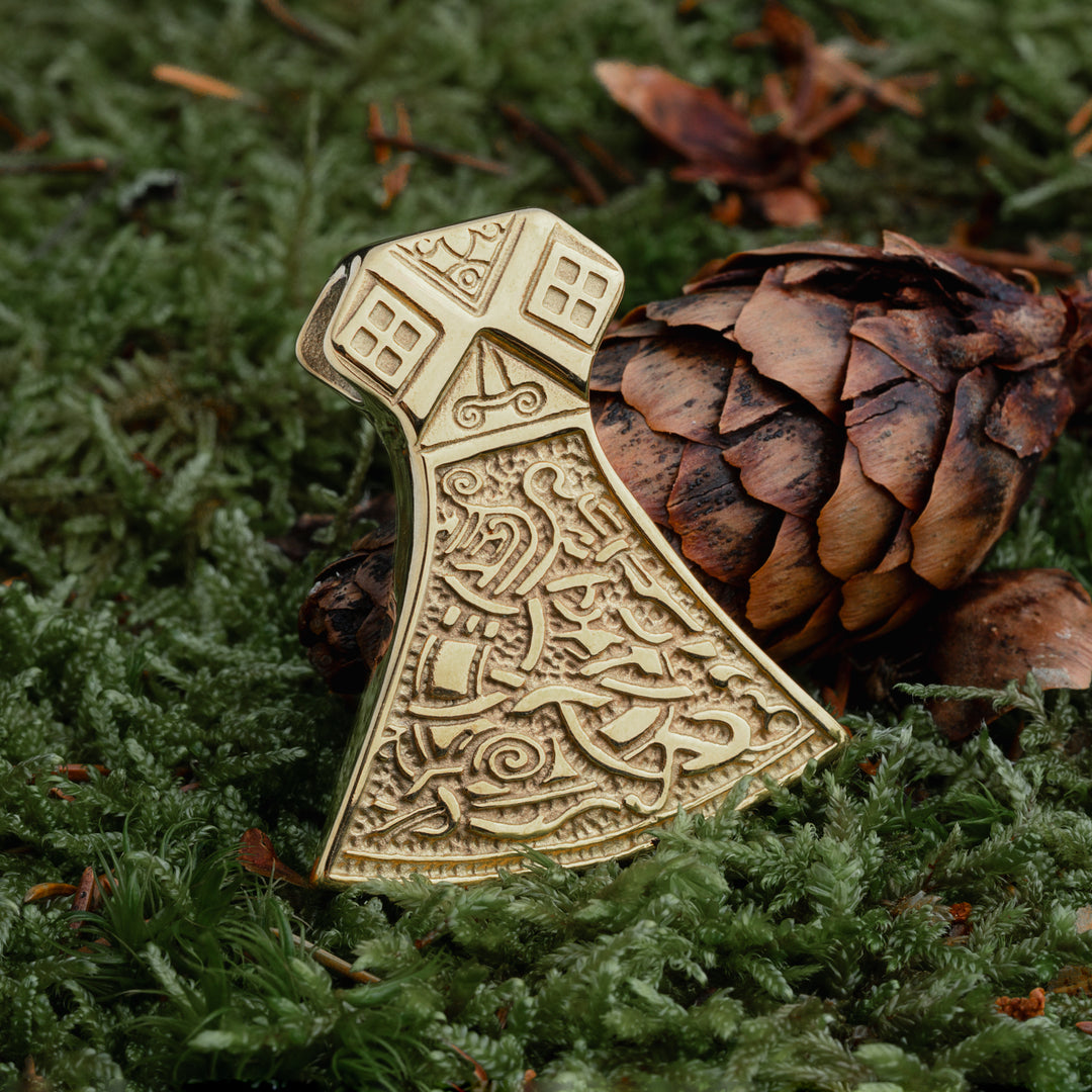 ginzi ブレスレット archive 5087-genja-axe-pendant-gold-