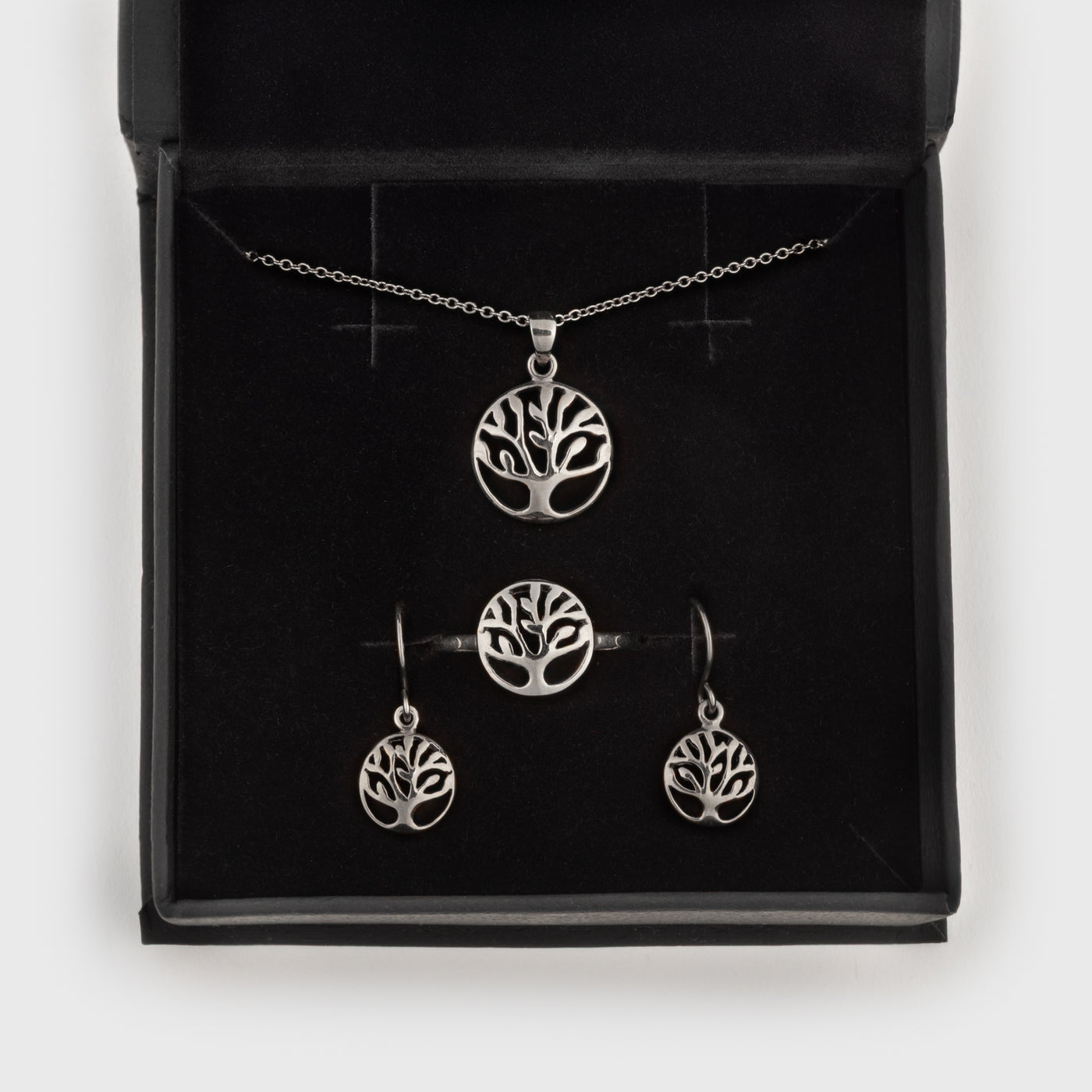 Vanadis Jewelry Box, Large, Silver Logo