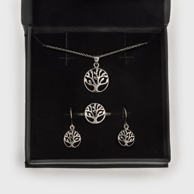 Vanadis Jewelry Box, Large, Silver Logo