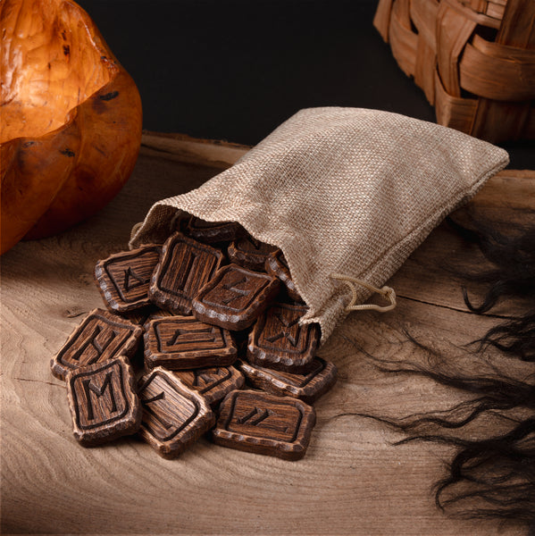 King & Prince - RUNE Oak Rune Set, Elder Futhark – Grimfrost